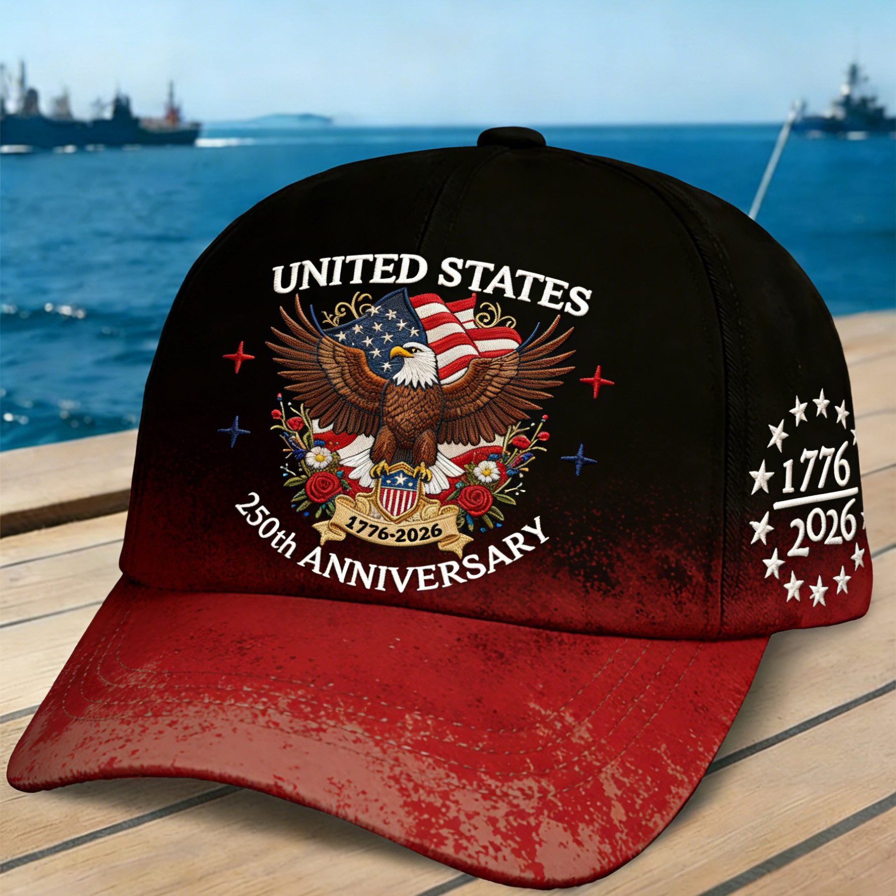 Vintage America 250th Anniversary 1776 2026 Hat Best 4th Of July Cap Gift Ideas