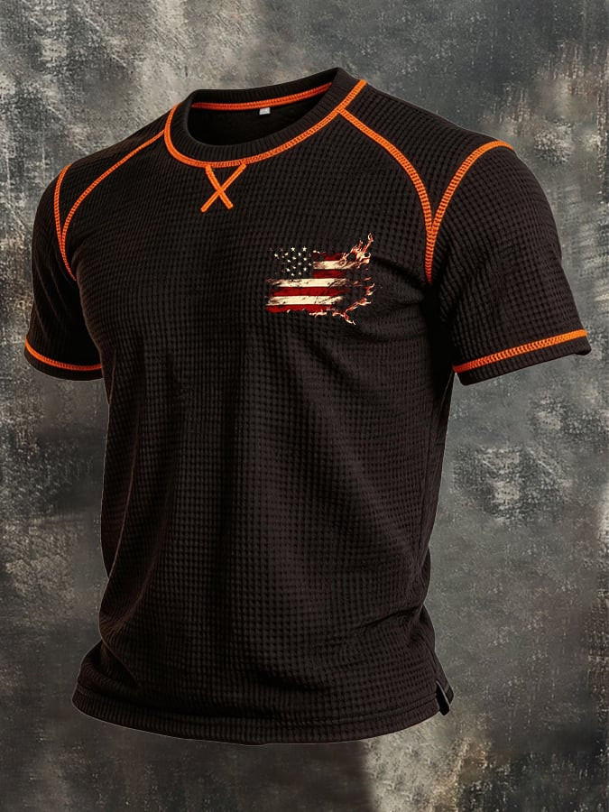 Vintage America T-Shirt 7th July Clothing Gift Ideas For Independence Day