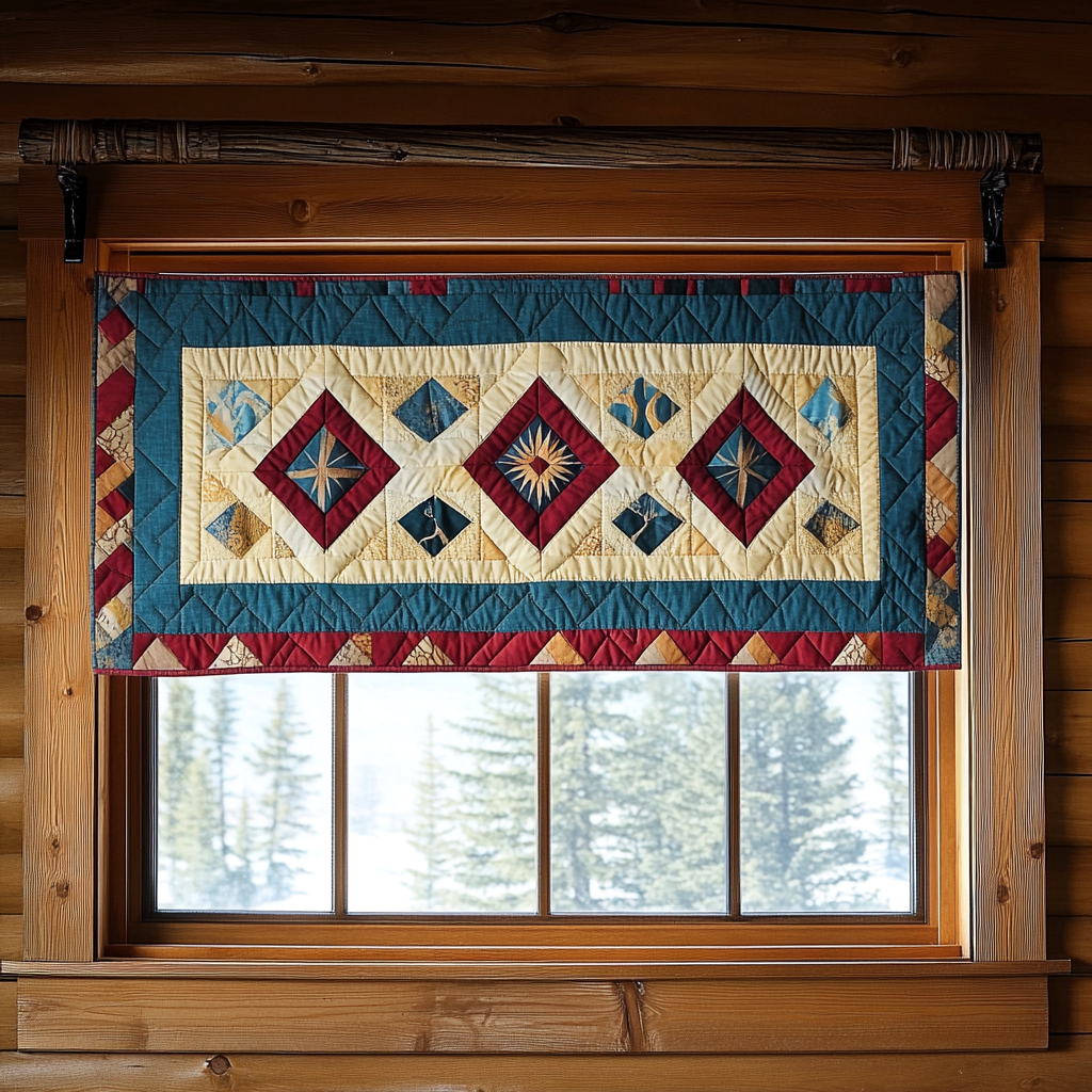 Vintage Bloom Quilted Valance Handmade Quilted Valance Nana Christmas Gifts