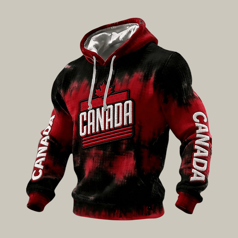 Vintage Canadian Ice Hockey Hoodie 2026 Winter Olympic Hockey Hooded Sweatshirt Gift Idea