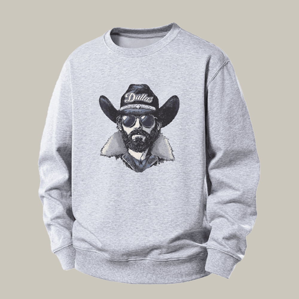 Vintage Dallas Football Mascot Sweatshirt Game Day Clothing Unique Gift Ideas For Fan