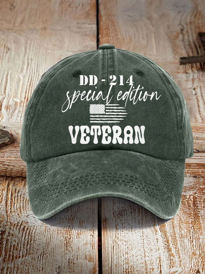 Vintage DD 214 Man Card Hat Proud Veteran DD 214 Hat Xmas Gifts For Veterans