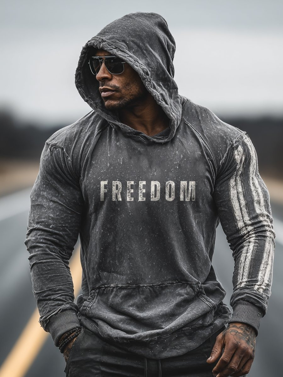 Vintage Freedom Hoodie Charlie Kirk Hoodie Freedom Clothing MAGA Gifts For Father