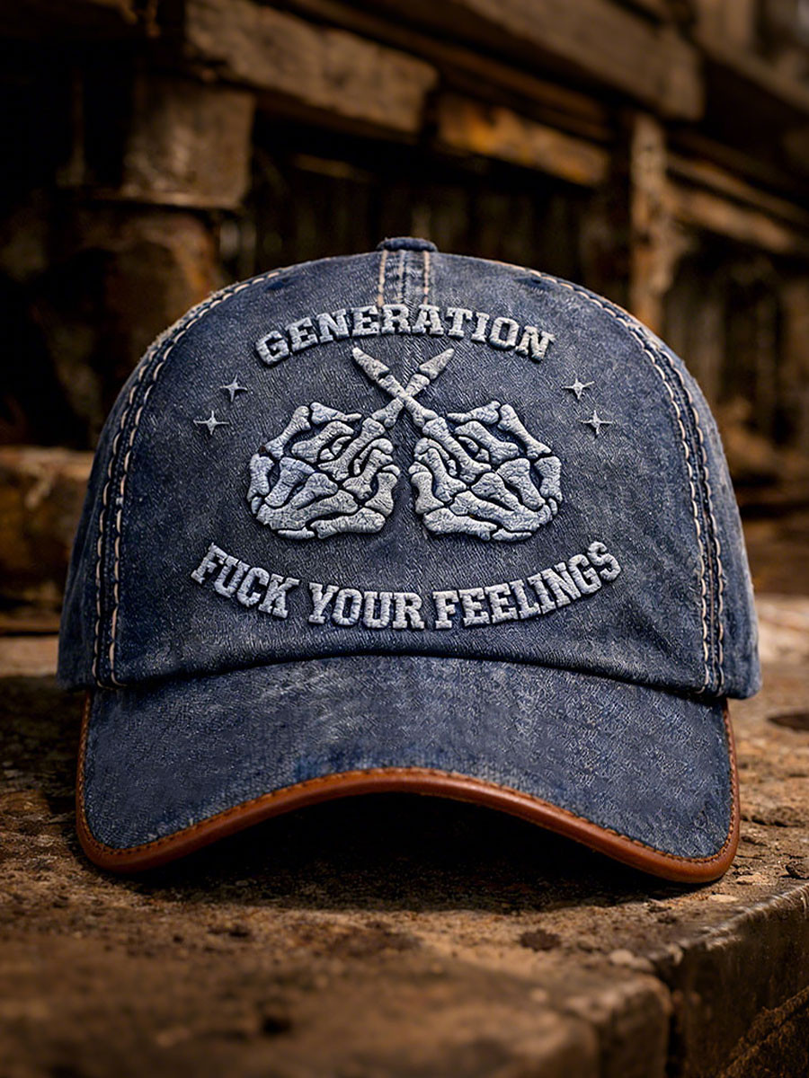 Vintage Generation Baseball Cap Fck Your Feelings Hat Unique Gift Ideas