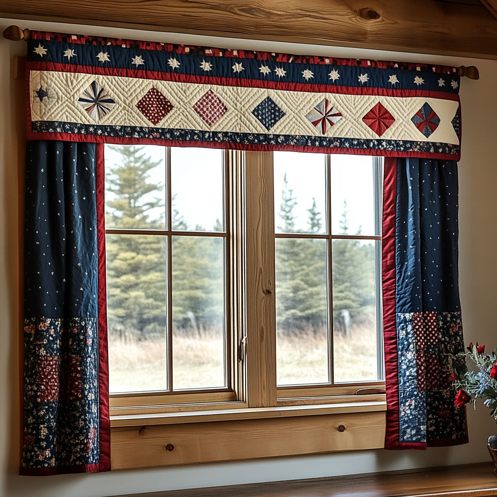 Vintage Glory Quilted Valance Country Curtains Valances Family To Family Christmas Gift Ideas