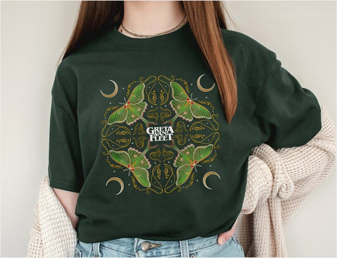 Vintage Greta Van FleeShirt, Greta Van Fleet Sweatshirt Gifts For Best Friend Merch Clothing