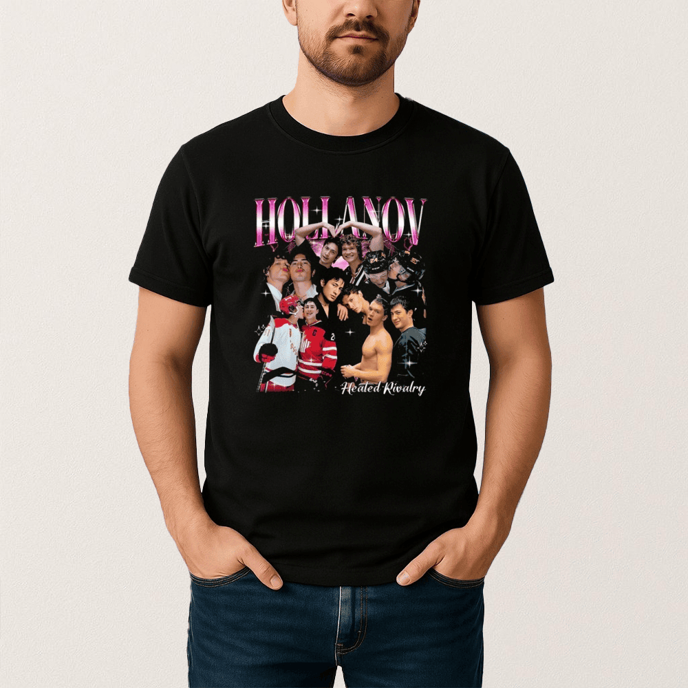 Vintage Hollanov Heated Rivalry T-Shirt Lgbtq Drama Series Shirt Gift For Fan