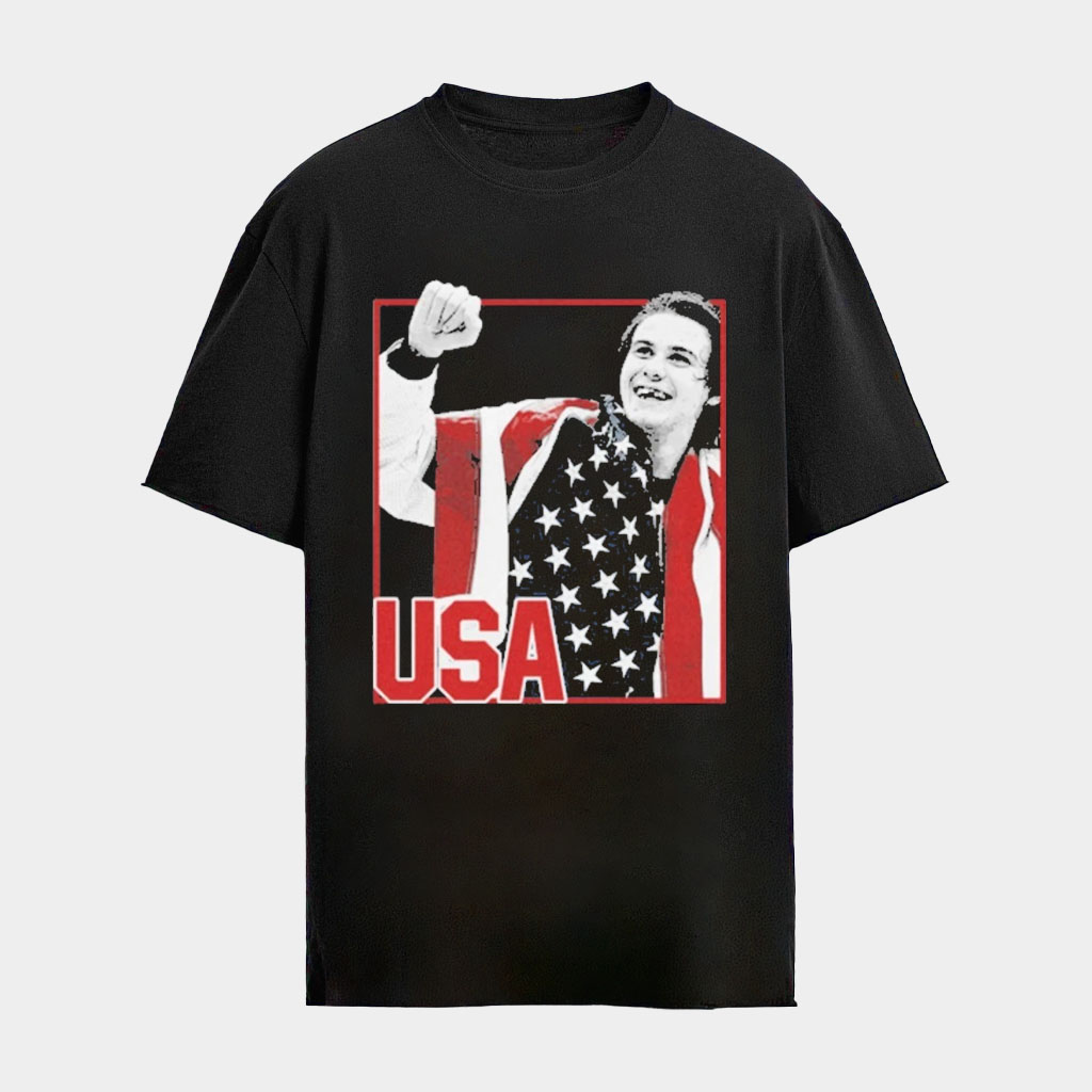 Vintage Jack Hughes Golden Goal USA Flag 2026 Shirt Jack Hughes USA Hockey Gold Medal Merch