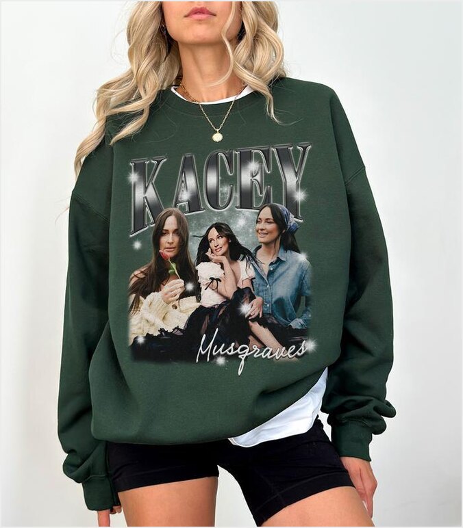 Vintage Kacey Musgraves Deeper Well World Tour Sweatshirt, Kacey Musgraves Fan Sweater Gifts For Him