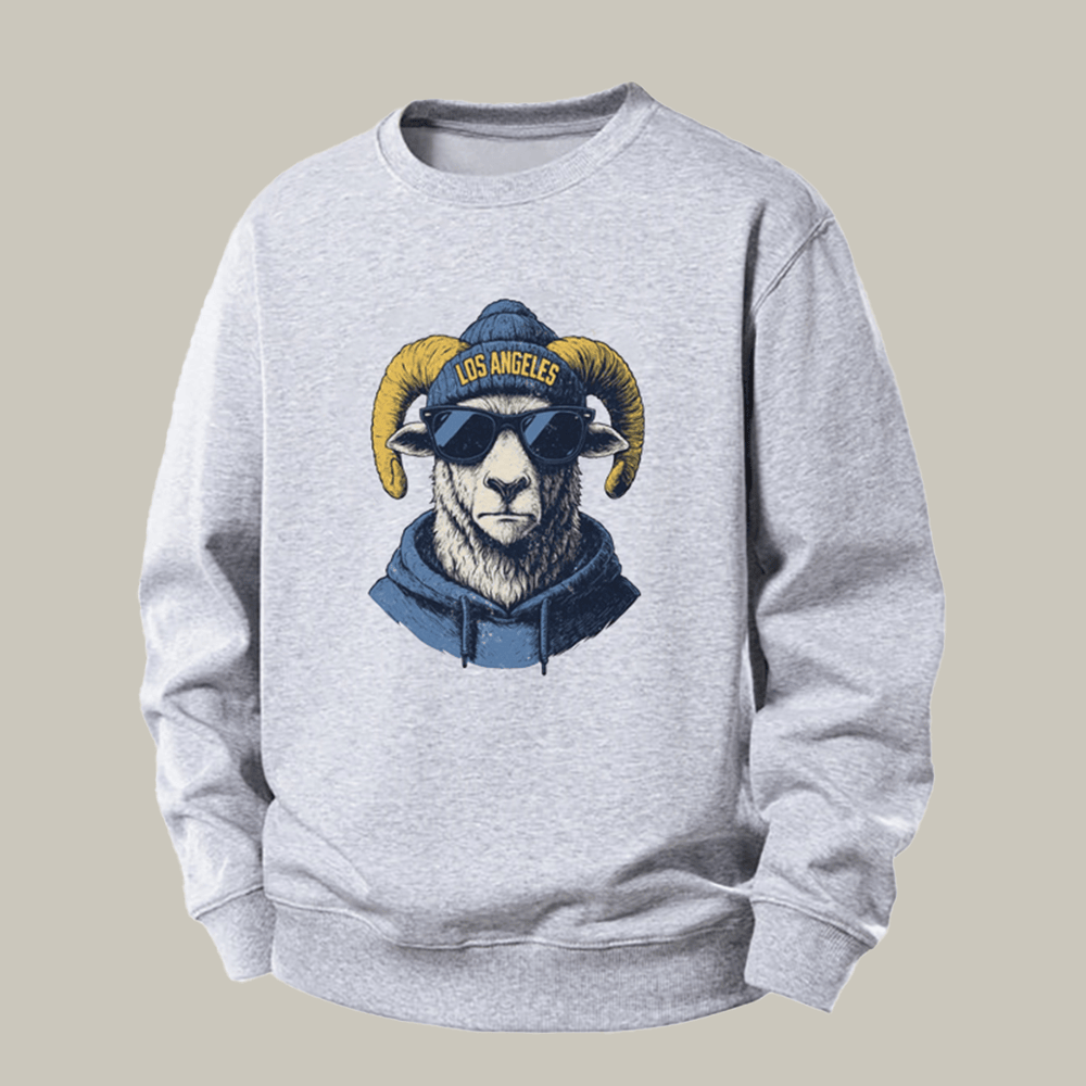 Vintage Los Angeles Football Sweatshirt Game Day Apparel Best Gifts For A Football Player