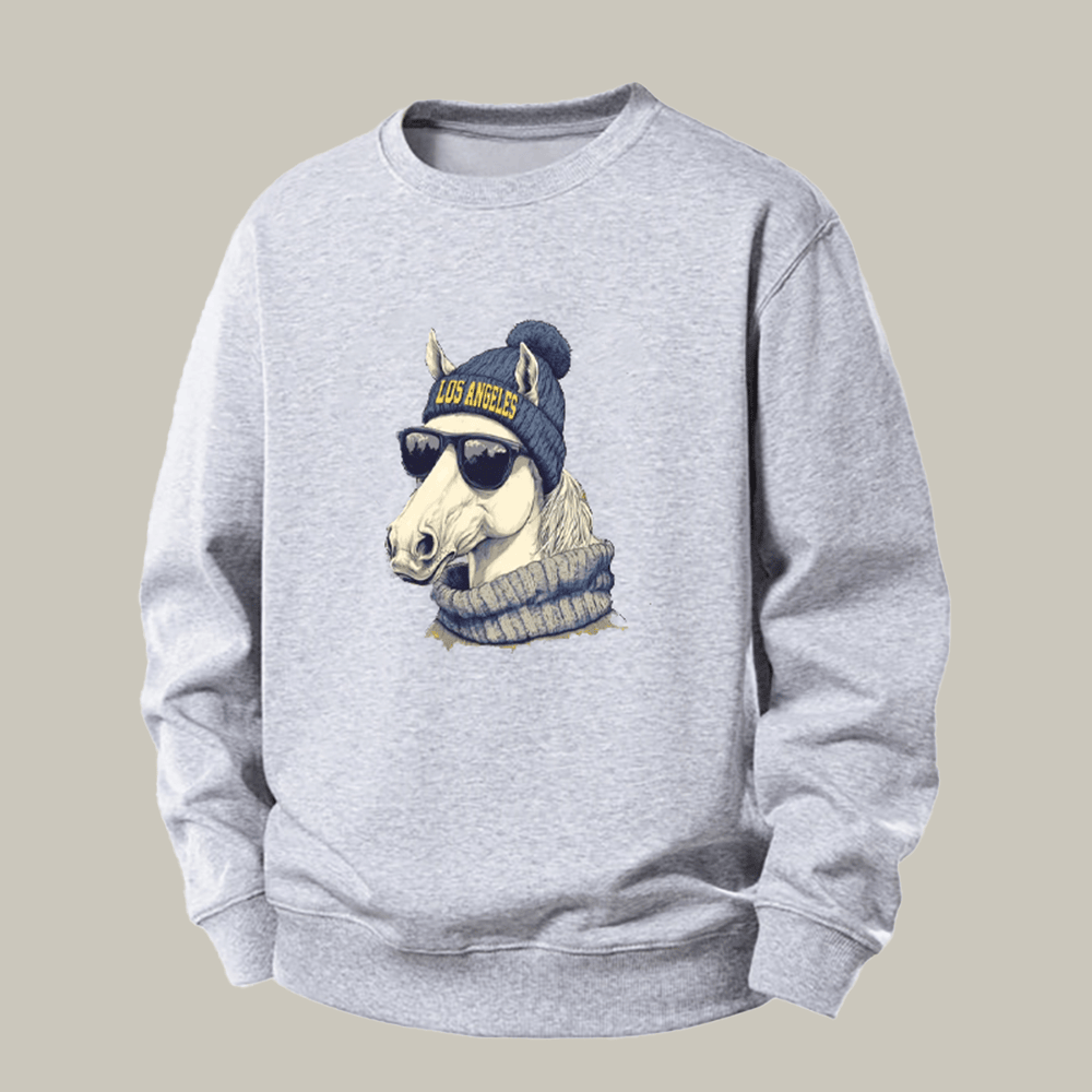 Vintage Los Angeles Football Sweatshirt Game Day Clothing Unique Gift Ideas For Her