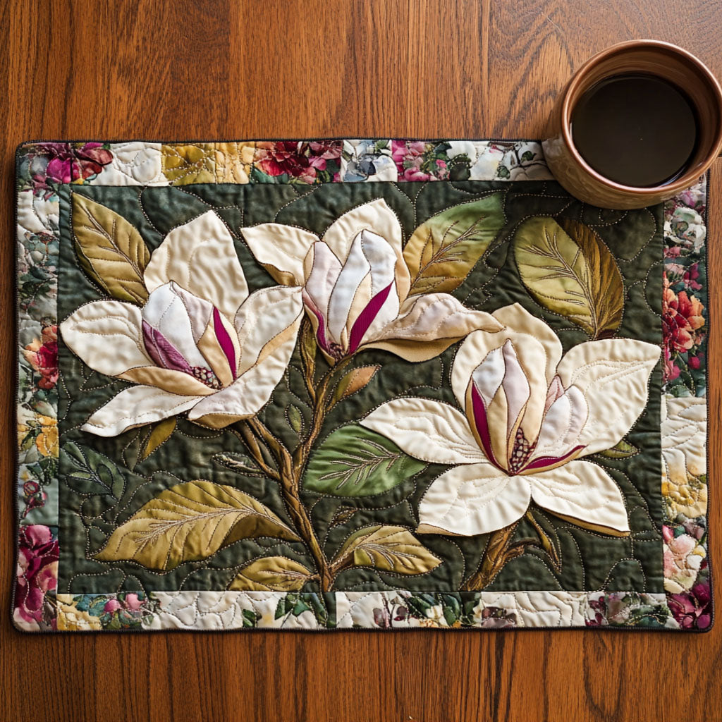 Vintage Magnolia Placemat Dining Table Decor Sunflower Gifts For Friends