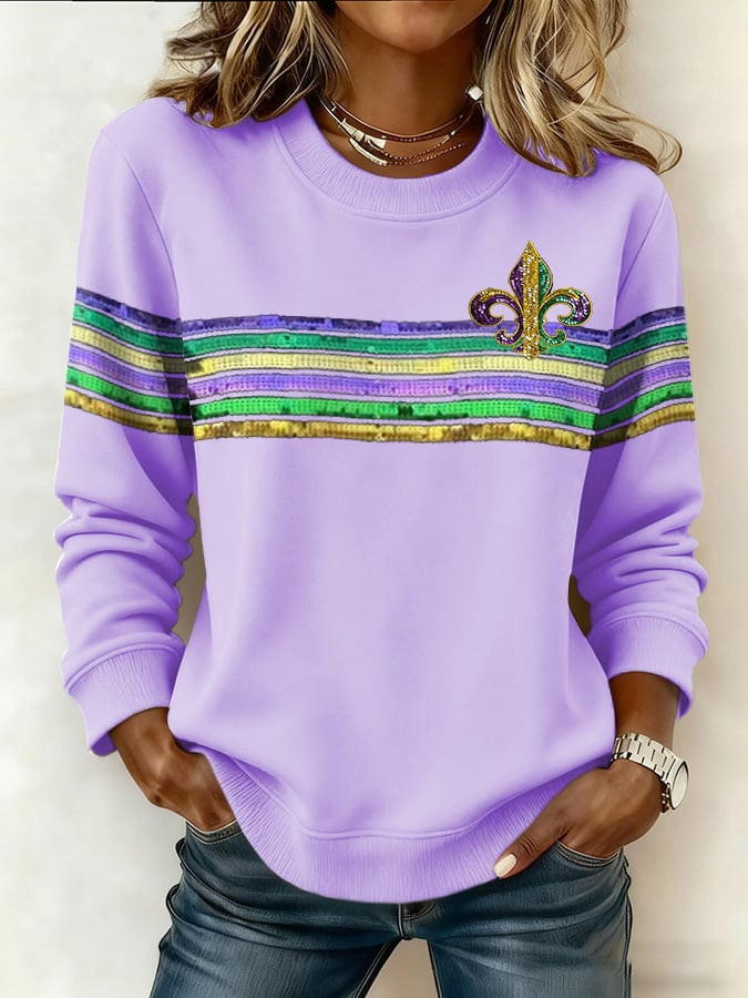 Vintage Mardi Gras Sweatshirt Mardi Gras Shirts For Women Gifts For Sister