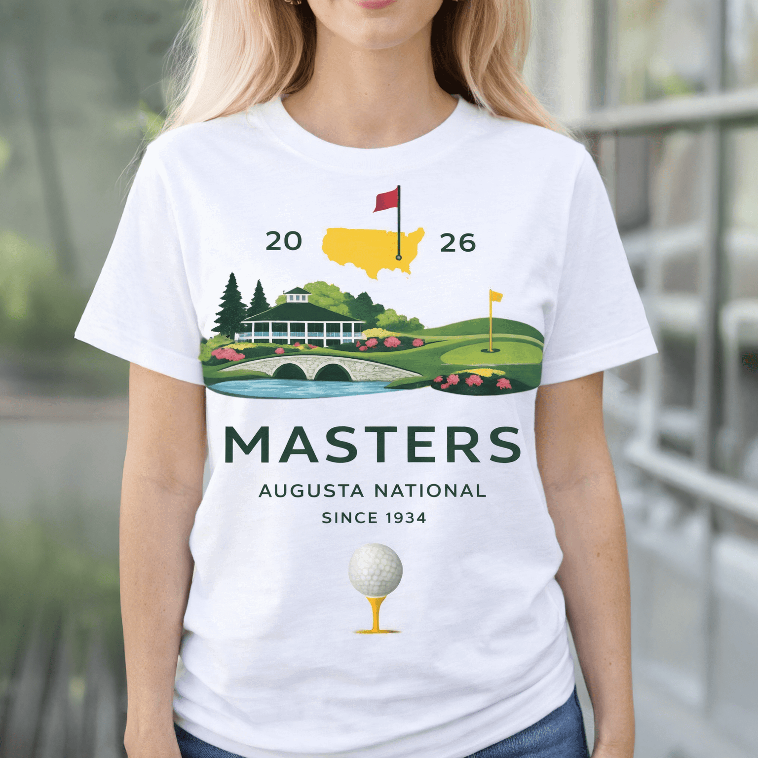 Vintage Masters 2026 Golf Tournament Augusta Souvenir T-Shirt Aronimink 2026 Tournament Clothes
