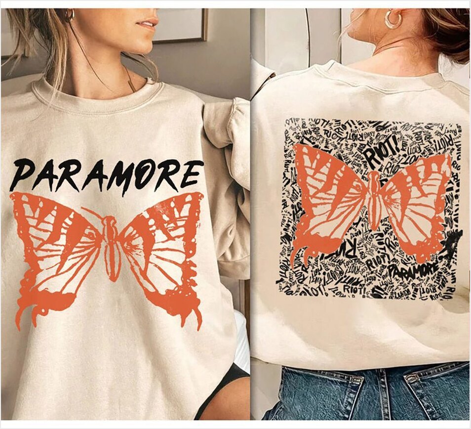 Vintage Merch Paramore American Sweatshirt Gifts For Sister Merch Clothing Vintage Merch Paramore American Sweatshirt Gifts For Sister Merch Clothing