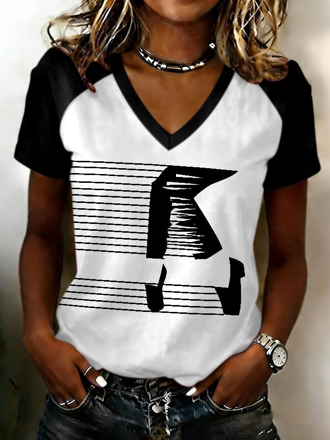 Vintage Michael Jackson V-Neck Shirt Music Legend Raglan Clothing MJ Fans Gift