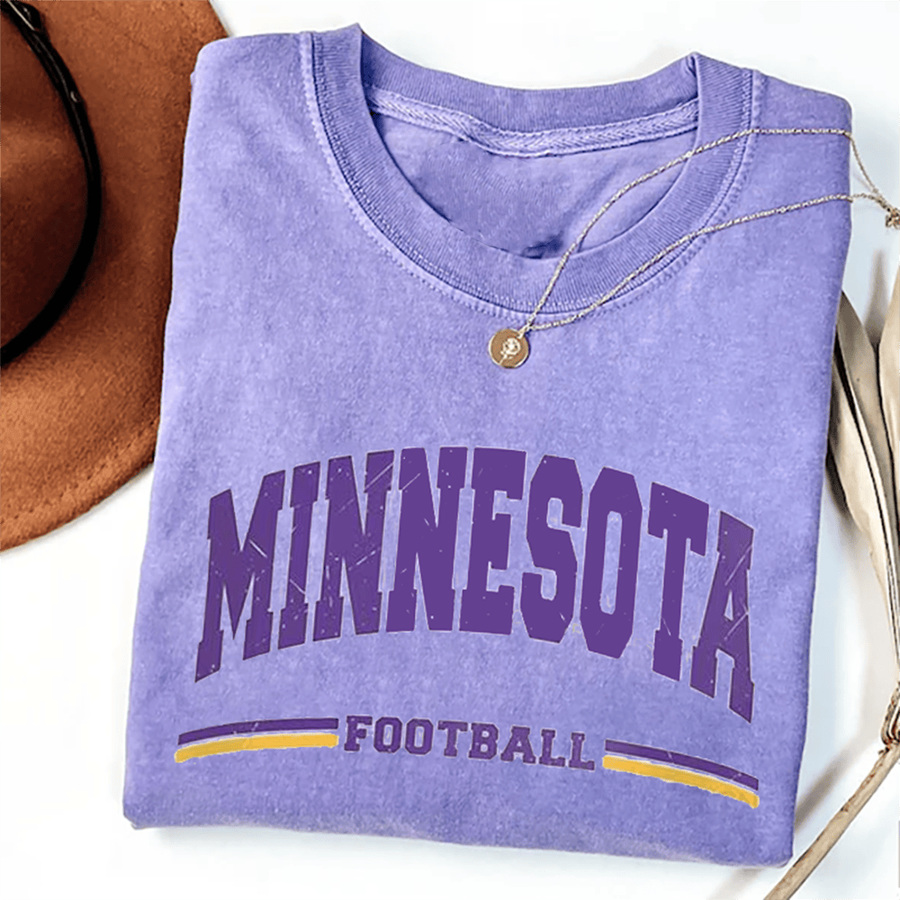 Vintage Minnesota Football T-Shirt Game Day Clothing Best Gift For Mother
