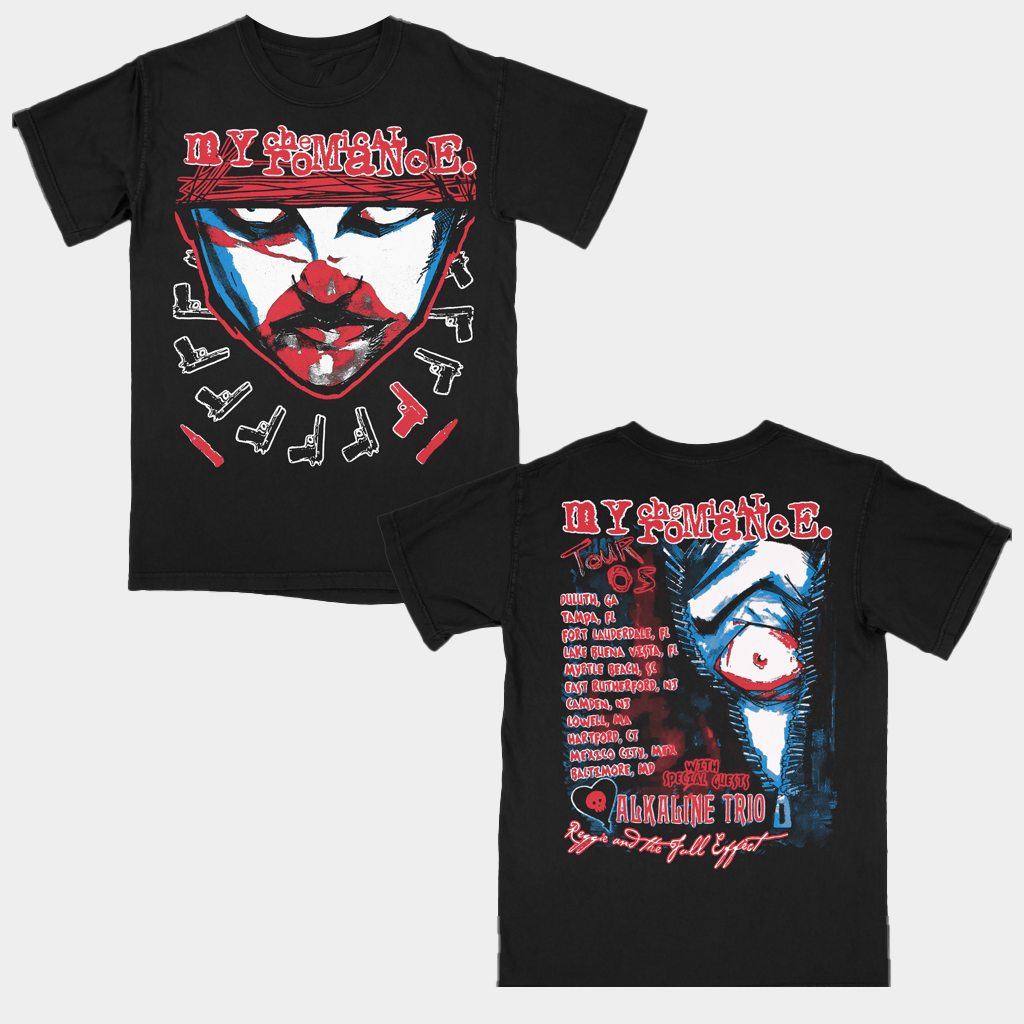 Vintage My Chemical Romance Tour 05 T-Shirt My Chemical Romance Merch Gifts For Rock Band Fan-1