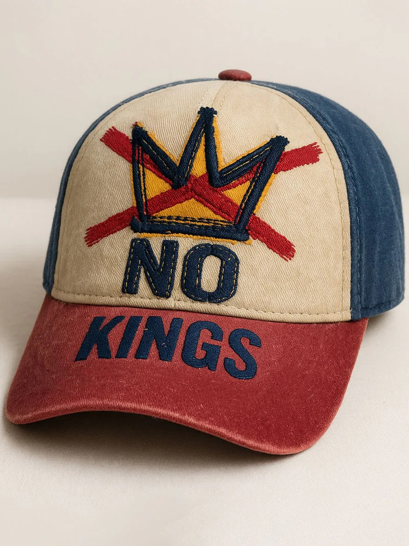 Vintage No Kings Baseball Cap Anti Trump Merch Best Gift For Supporters