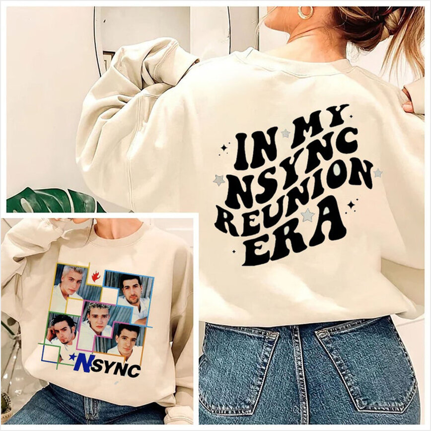 Vintage Nsync 1999 Tour Tee Sweatshirt, Nsync Comfort Color T-Shirt, Nsync Sweatshirt Vintage, Nsync Merch Sweatshirt Gifts For Him