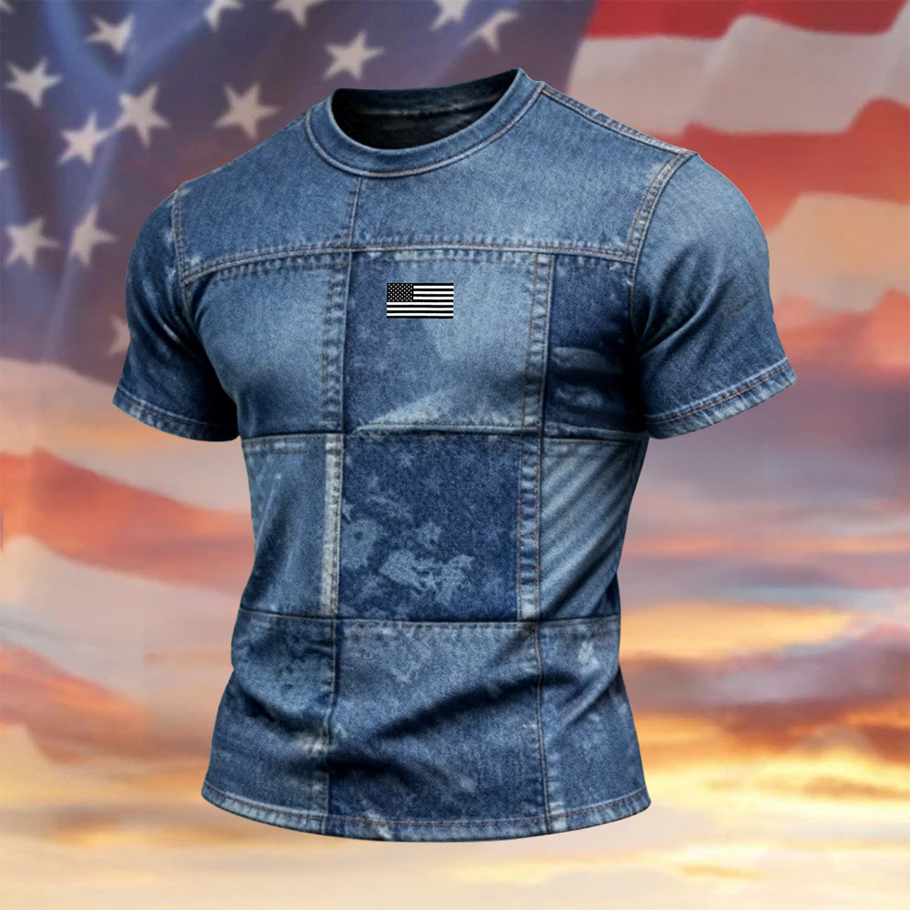 Vintage Patriotic Graphics T-Shirt America's 250th Birthday Clothing Gift For Him