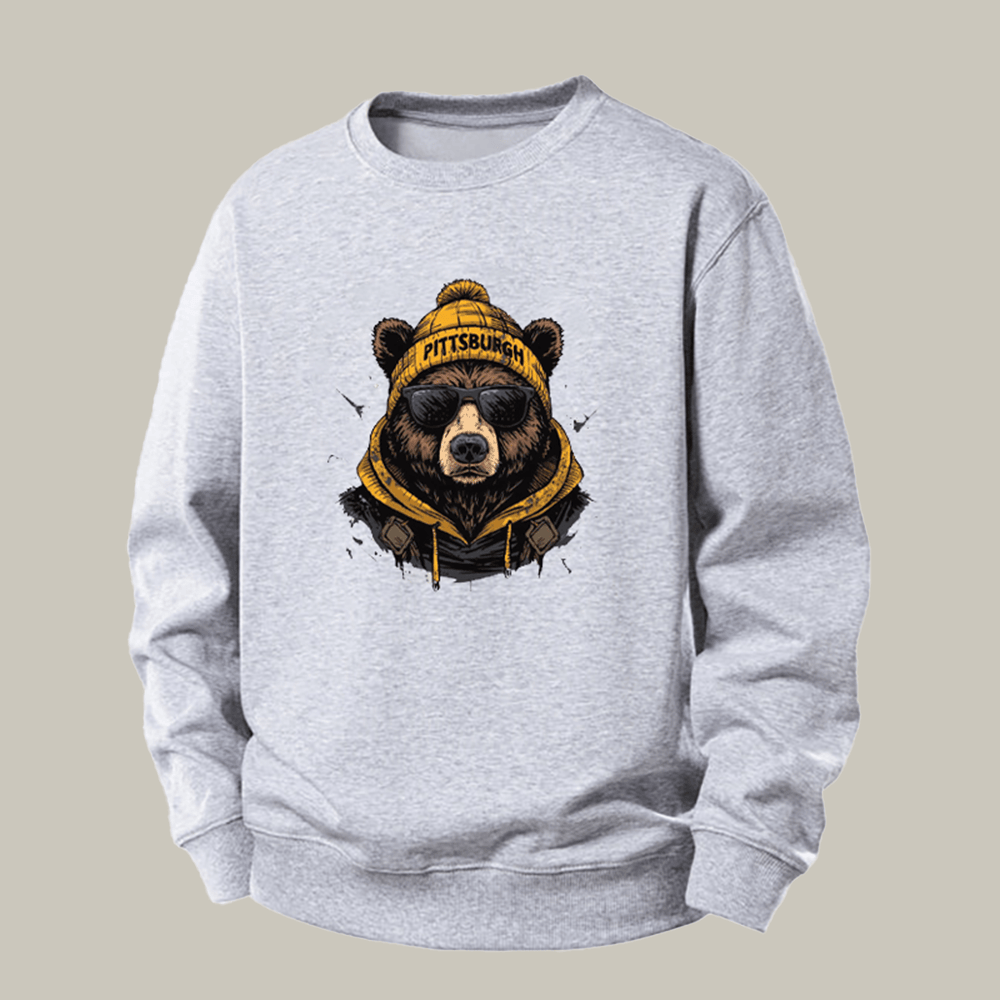 Vintage Pittsburgh Football Mascot Sweatshirt Game Day Best Football Presents