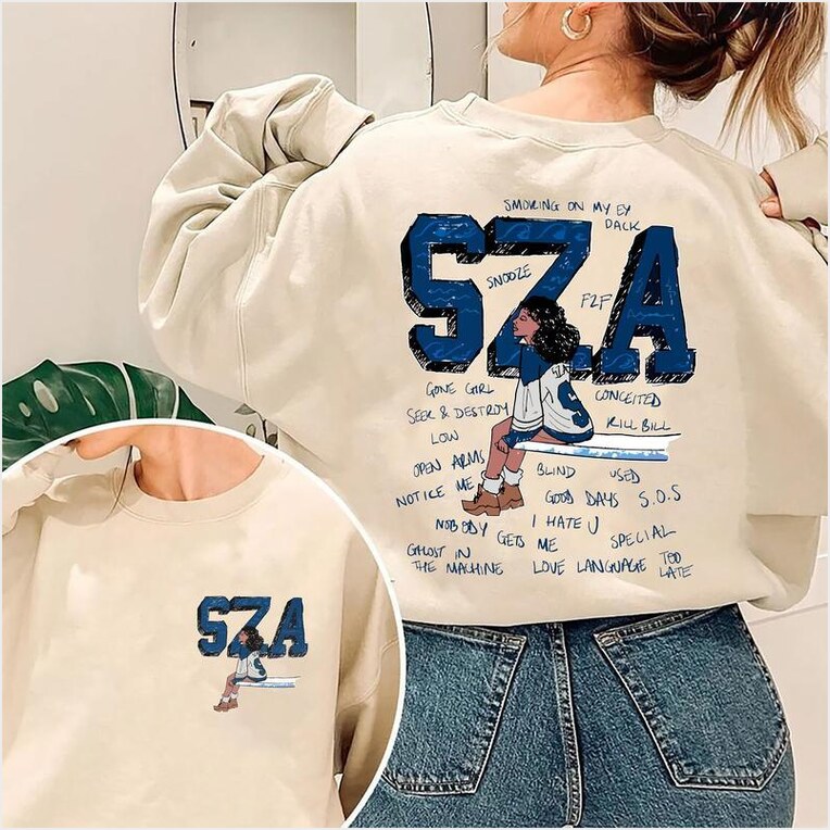 Vintage Sza Sos Album Sweatshirt, Sza Good Days Sweater Gifts For Besties Trendy Merch