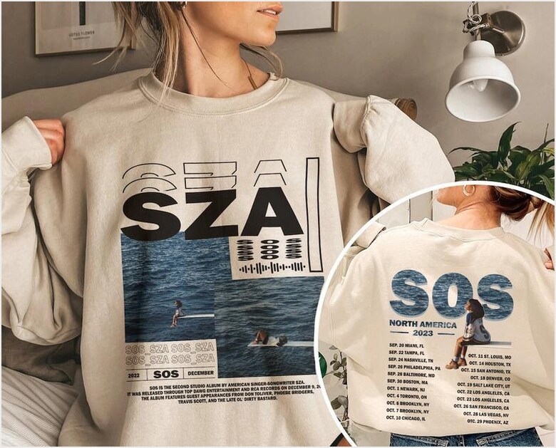 Vintage Sza Tour Sweatshirt, Retro Sza 90S Sweater Gifts For Fans Merch Clothing Vintage Sza Tour Sweatshirt, Retro Sza 90S Sweater Gifts For Fans Merch Clothing