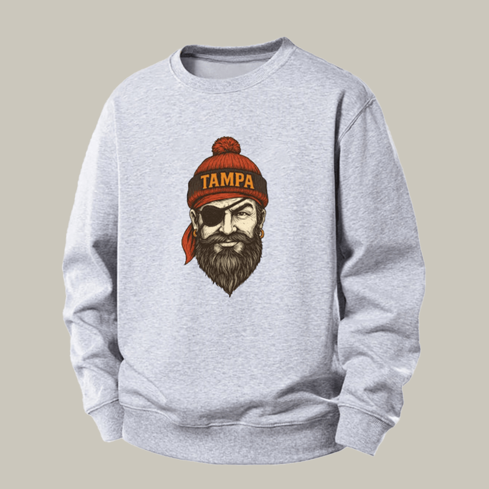 Vintage Tampa Bay Football Mascot Sweatshirt Game Day Apparel Gift Ideas For Fan