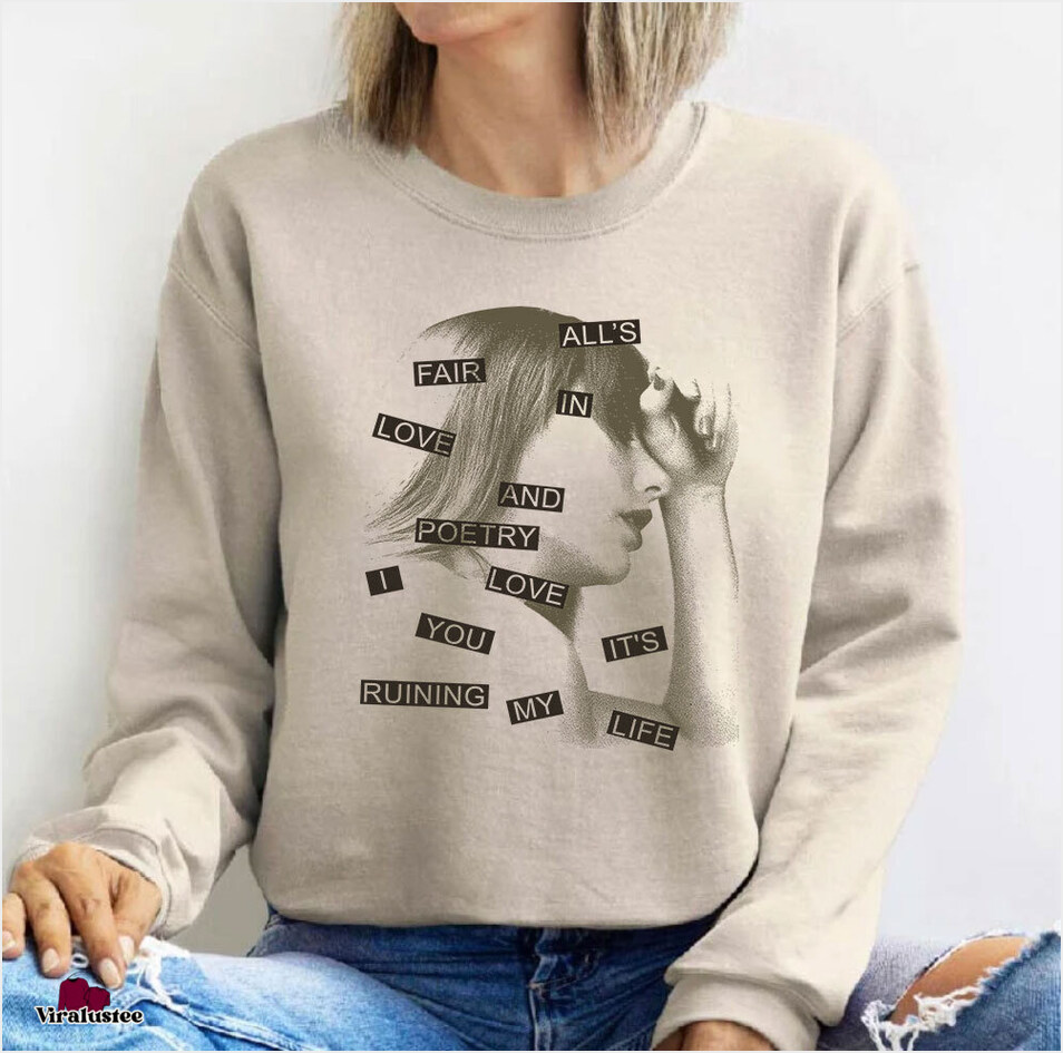 Vintage The Tortured Poets Department Taylor Swift Sweater, Ttpd Sweatshirt Gifts For Best Friend