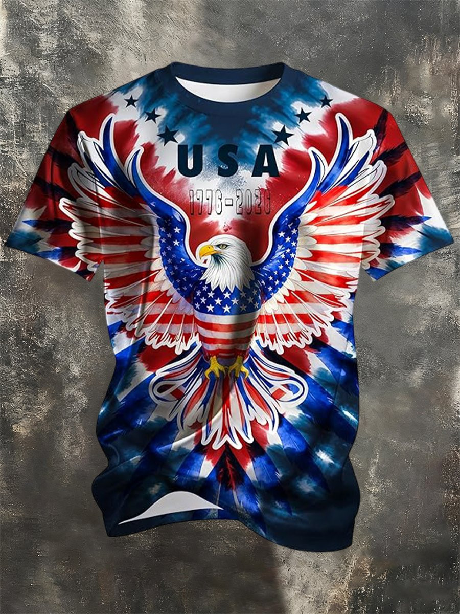 Vintage USA 1776 2026 T-Shirt 7th July Apparel Gifts For Independence Day