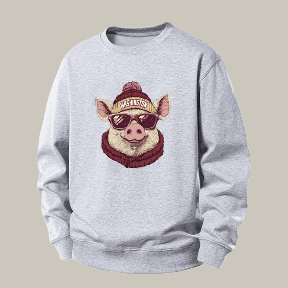 Vintage Washington Football Sweatshirt Game Day Clothes Best Gift For Football Fan