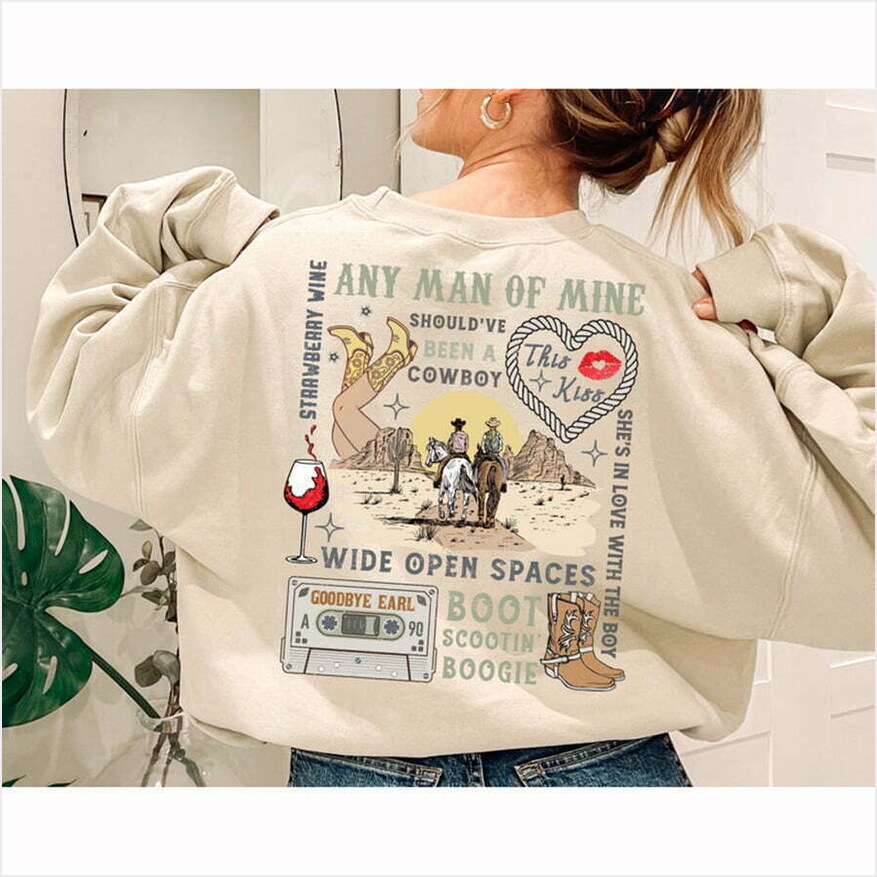 Vintage Western SweatShirt, Retro Country Music SweatShirt Gifts For Friends Trendy Merch Vintage Western SweatShirt, Retro Country Music SweatShirt Gifts For Friends Trendy Merch