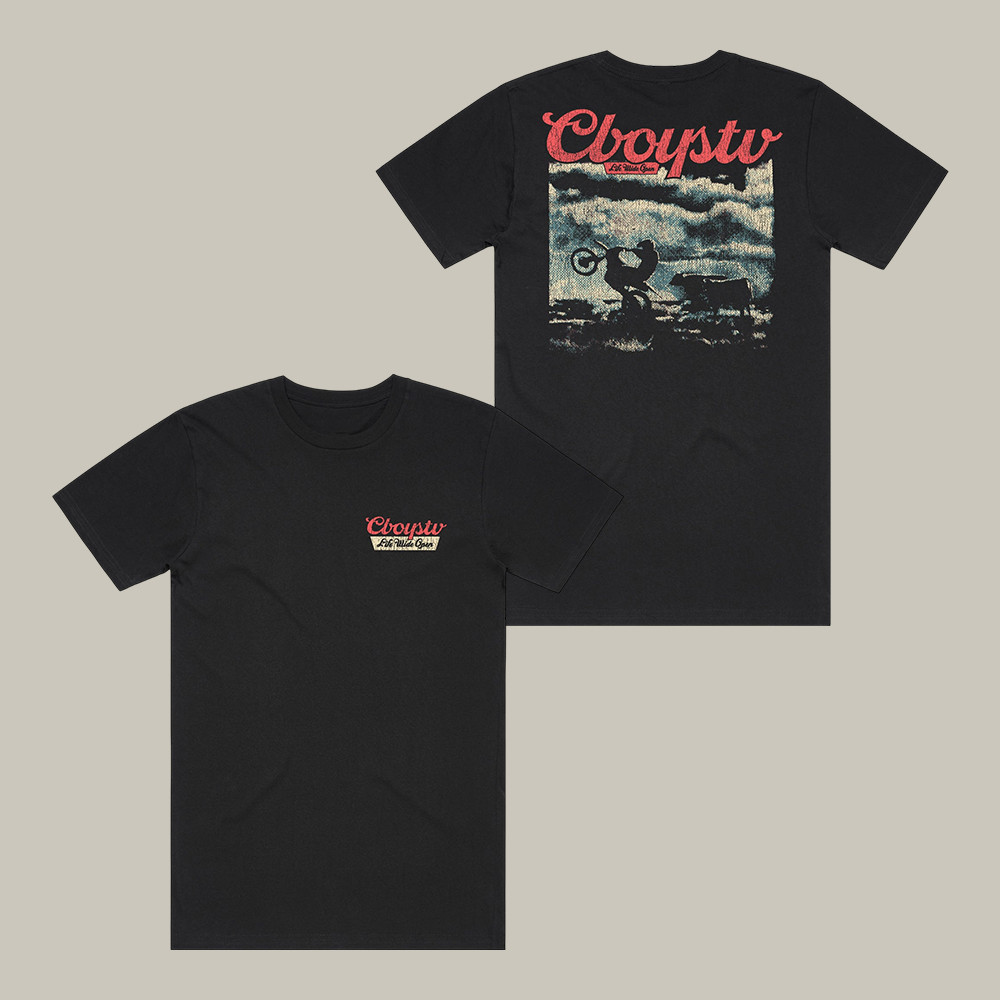 Vintage Wheelie CboysTV T-Shirt Life Wide Open Shirt Present Idea For Him