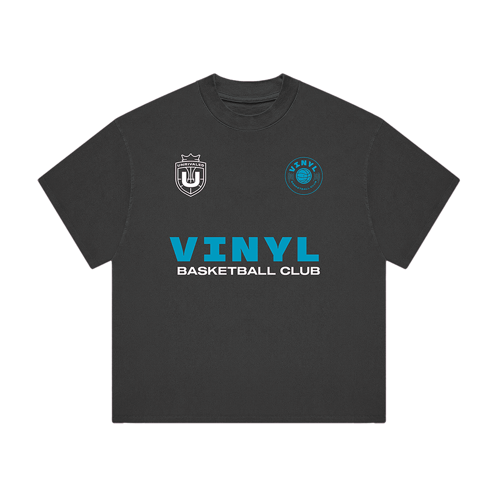 Vinyl Basketball Club T-Shirt Vintage Black Unrivaled Basketball Merch Gifts For Sports Lovers