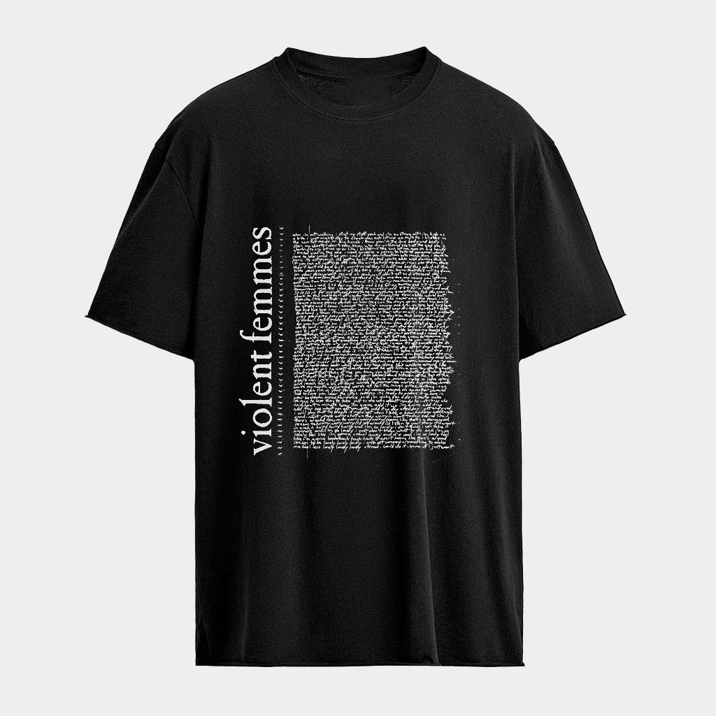 Violent Femmes Self-Titled Lyrics T-shirt Violent Femmes Merch Unique Gifts For Music Lovers