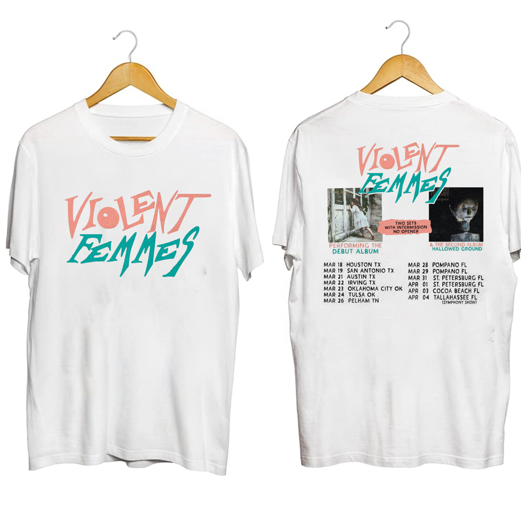 Violent Femmes Tour 2025 Shirt Violent Femmes Merch Gifts For Music Fans
