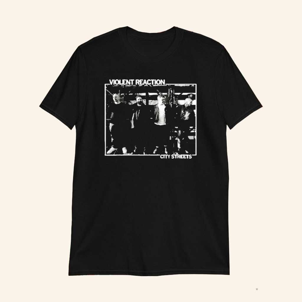 Violent Reaction City Streets T-Shirt Violent Reaction Merch Cool Gifts For Music Lovers