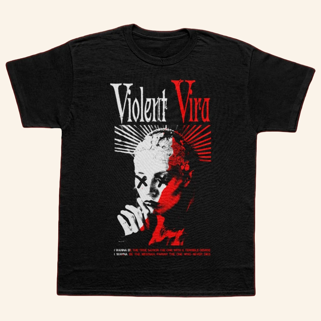 Violent Vira Merch Angel T-Shirt Gift Ideas For Music Lovers Violent Vira Merch Angel T-Shirt Gift Ideas For Music Lovers