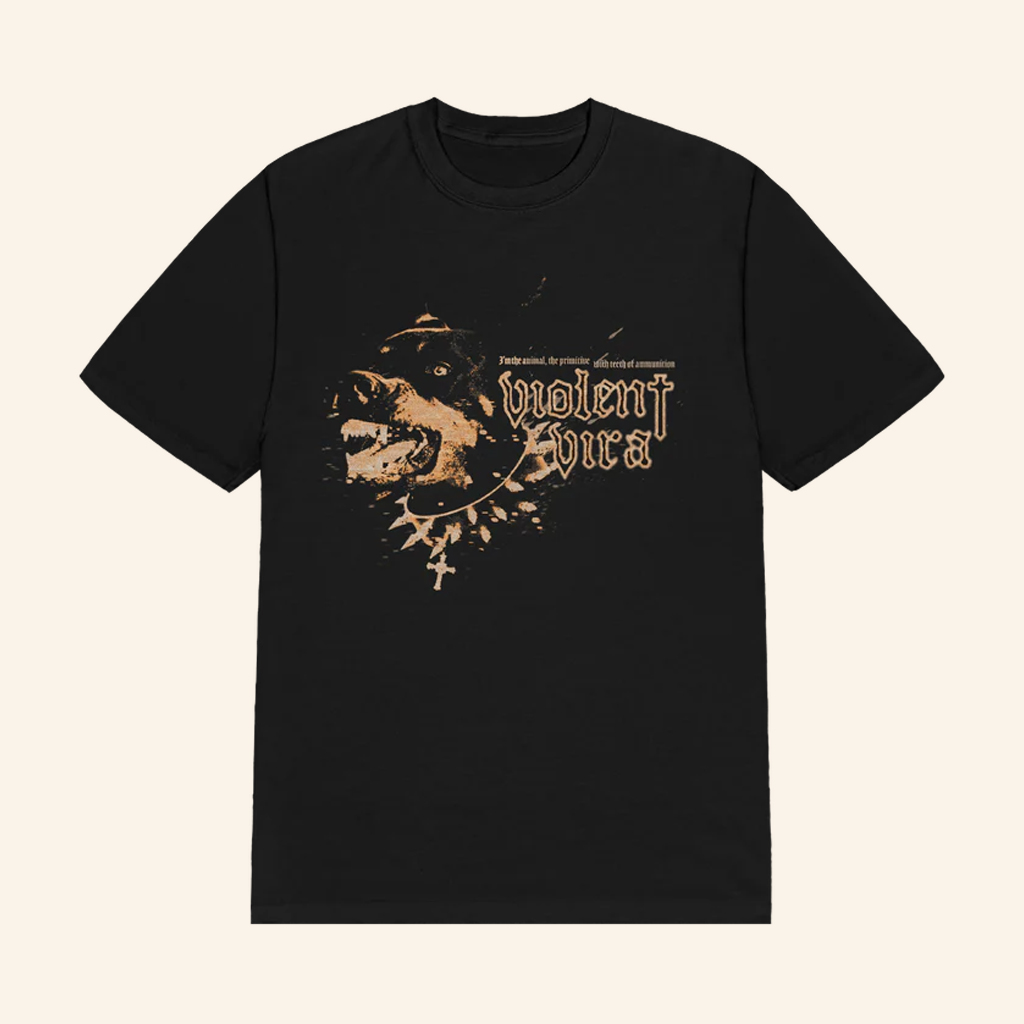 Violent Vira Merch Dog T-Shirt Music Lover Gift Ideas For Him