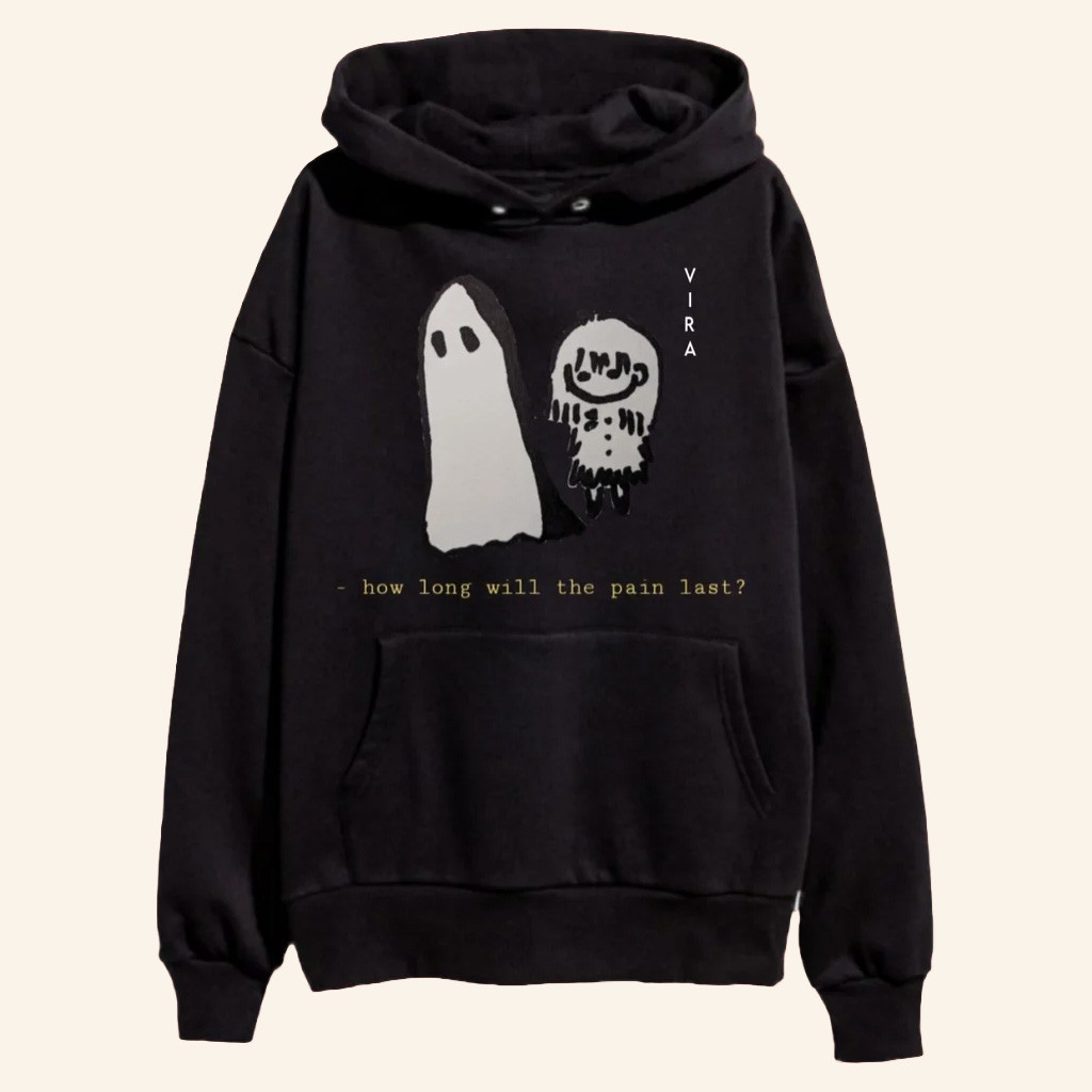 Violent Vira Merch Ghost And Girl Hoodie Christmas Presents For Boyfriend