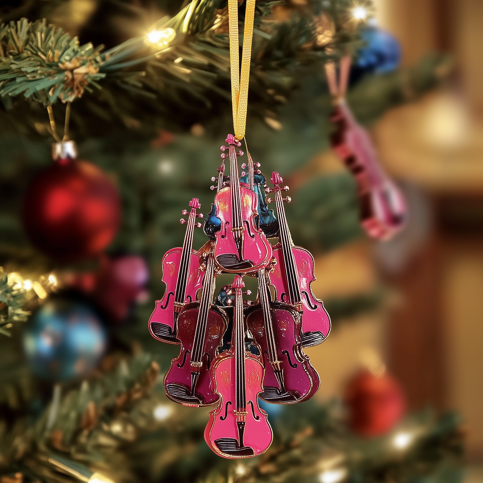 Violin Concert Mica Ornament Feel the Love of Home with Ornaments Everyone Will Adore