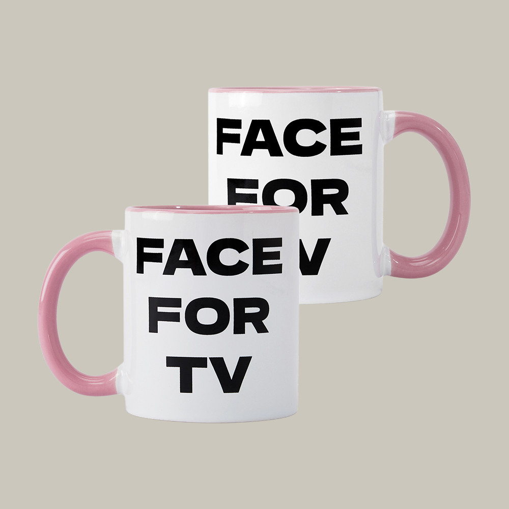 VIP Face For TV Mug Very Important People Series Merch Present For Coffee Mom