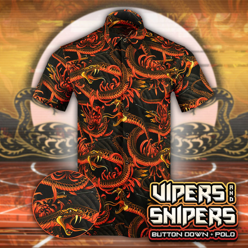 Vipers And Snipers Button Down Shirt Great Gifts For Father