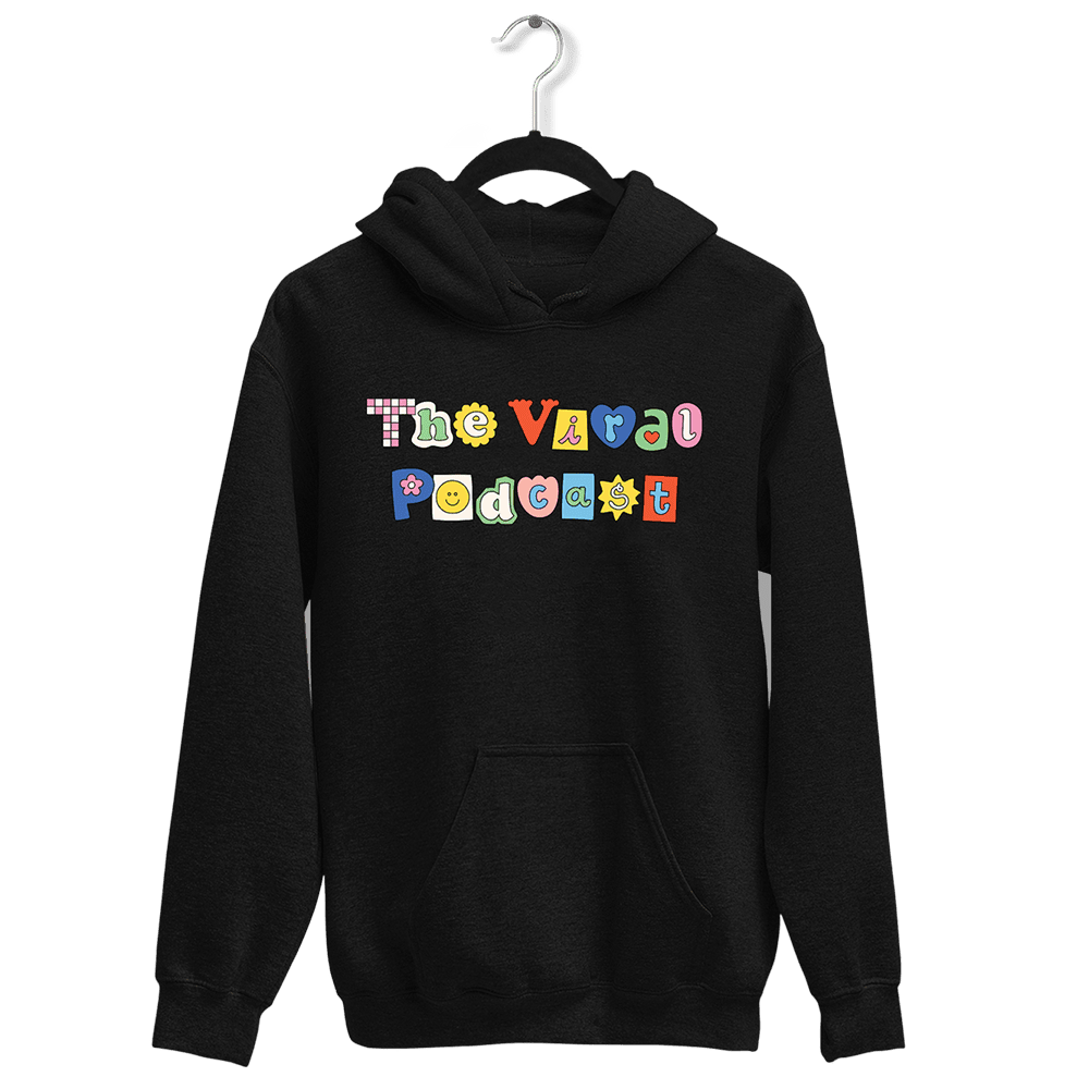 Viral Podcast Merch Colorful Blocks Hoodie Thoughtful Mother's Day Gifts Gift for Dad