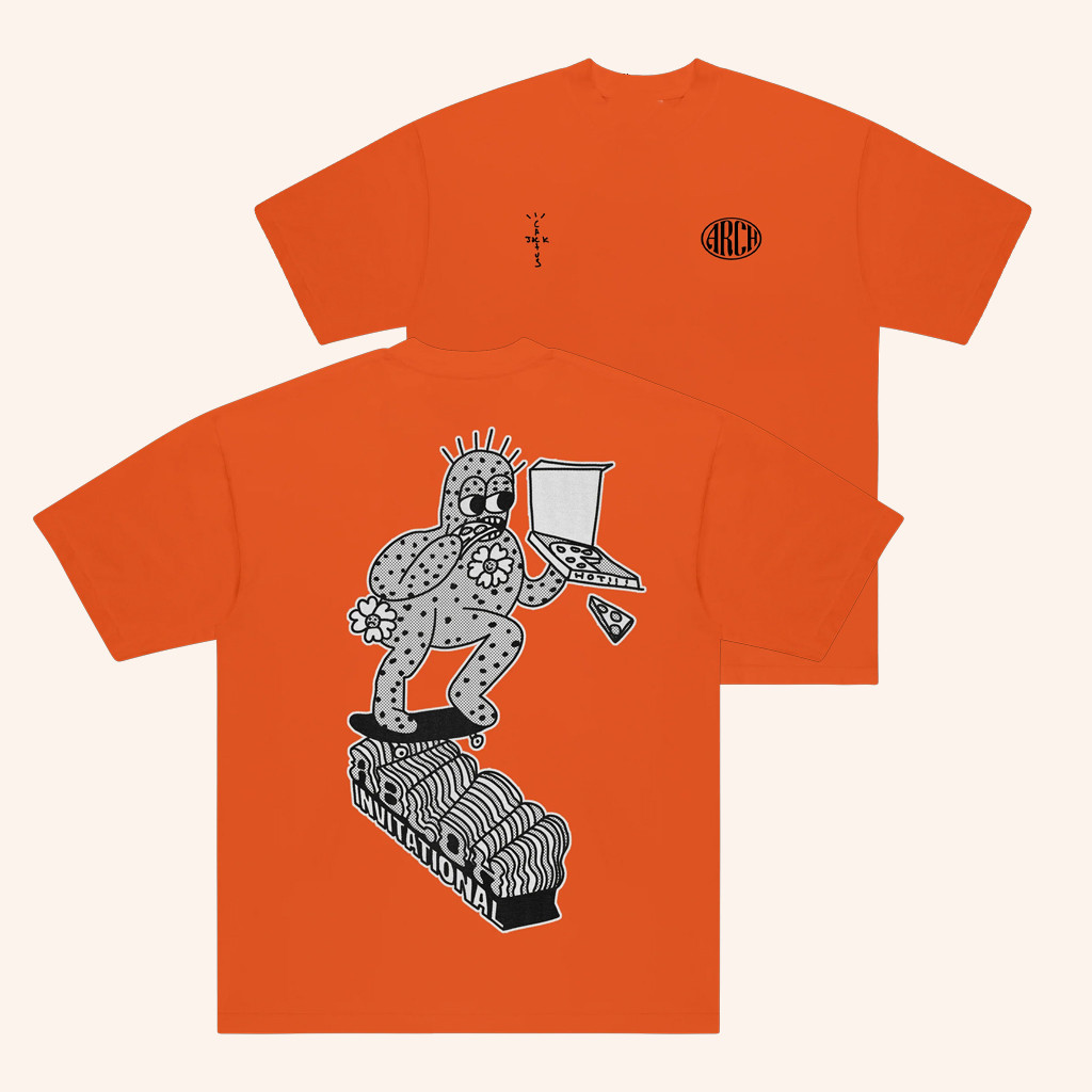 Virgil Abloh Archive Merch CJ X Arch Cactus Skate T-Shirt Birthday Ideas For Boyfriend Virgil Abloh Archive Merch CJ X Arch Cactus Skate T-Shirt Birthday Ideas For Boyfriend