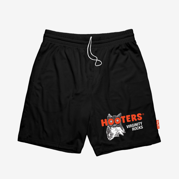 Virginity Rocks X Hooters Shorts Danny Duncan Funny Shorts Humorous Gifts For Adults