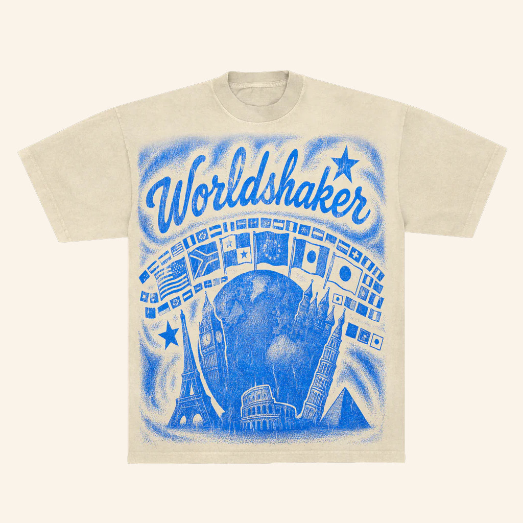 Vision International Merch World Shaker T-Shirt Christian Gifts For Him Vision International Merch World Shaker T-Shirt Christian Gifts For Him