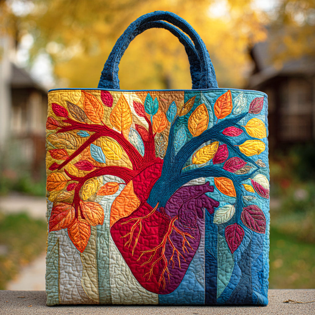 Vital Core Tree Quilted Tote Bag Tree Of Life Gift Items