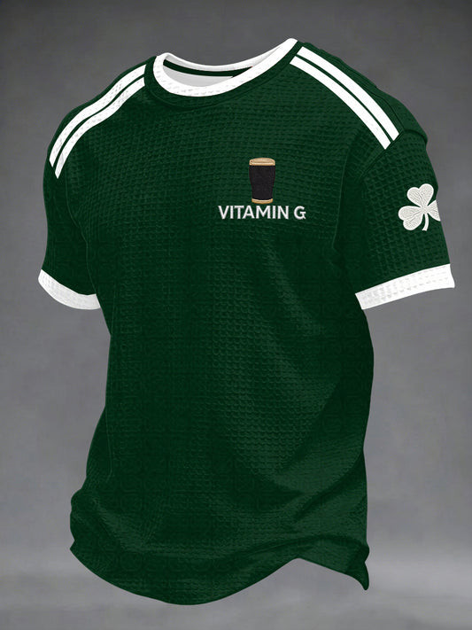 Vitamin G Guinness Beer St Patricks Day Irish Athletic Shirt Funny Best Gift For Him